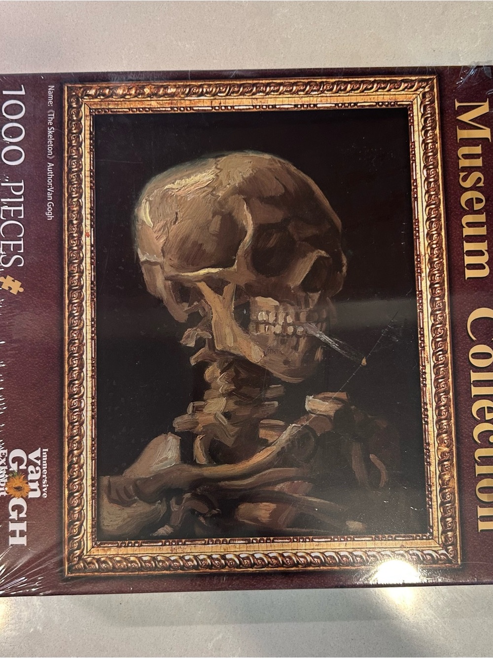 Van Gogh Museum Collection 1000-Piece Puzzle - Brown Skull Artwork